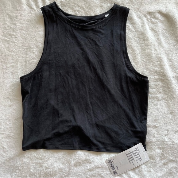 Lululemon Open Tie Back Tank Black - Picture 2 of 4